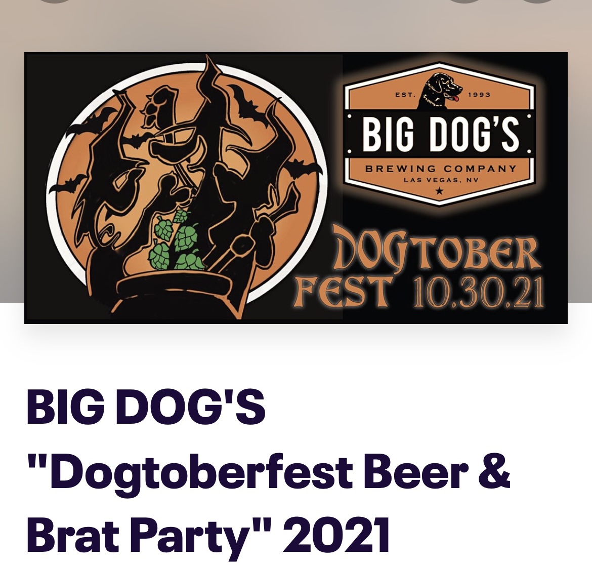 Big Dog’s DOGtoberfest 2021